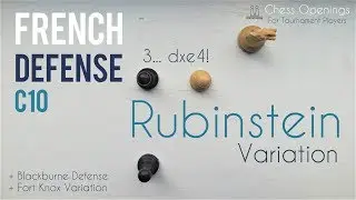 Rubinstein Variation of the French Defense (C10) ⎸Chess Openings