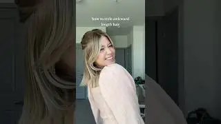 Awkward Length Inspo 🧡🫶🏻 #hair #hairstyle #shorthair #tutorial #hack #springhair