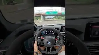 BMW M-lite gets a lesson from a real M car.. #shorts