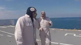 King Neptune Crossing the Line Ceremony