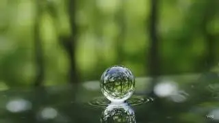 Glass rain drops