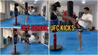 Old School UFC kicks  