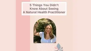 5 Things You Didn't Know About Seeing A Natural Health Practitioner! #naturalhealing #shorts