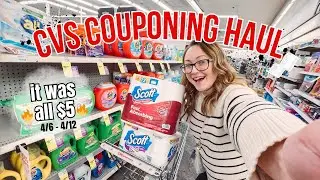 🔥 $5 CVS HAUL!! (4/6-4/12) // come coupon with me at CVS!