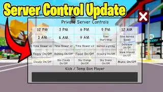 NEW Private Server Controls Update In Roblox Brookhaven RP Update