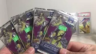 Opening a 2nd Set of 4 2020 Upper Deck Marvel Anime Comic Book Trading Card Hobby Packs