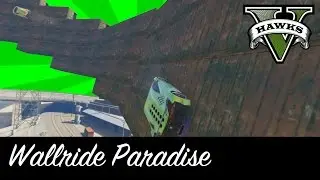 GTA 5 Custom Race - Wallride Paradise #1 (Social Club Race Links)