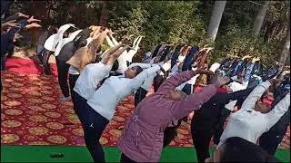 Youth Day Celebration with Surya Namaskar | Barkatullah University Yoga Event