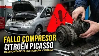 Citroen Xsara Picasso desmontar frente aire acondicionado 