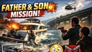 GTA 5 - #5 Father/Son Mission | Epic Boat Rescue & Family Drama! 🔥