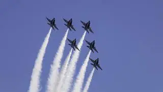 Blue Angels Honor Naval Station Norfolk