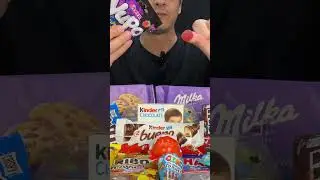 &Uuml;lker Yupo Raspberry Jelly Gum ASMR Eating Sounds 🍬 Chewy Gummy Candy Unboxing | #Shorts | MrAbolo
