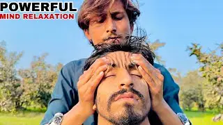Sleep Fast ASMR Head & Back Massage by Chamkeli Master Using New Gentle Tapping & Pull Tricks