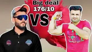 Big deal 😱 Arshu khan vs gaga 176 run 6 wicket 6 filder boller gaga what a match ऐसा मैच सायद आपने