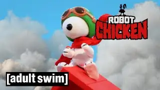 Robot Chicken | Snoopys fliegende Asse | Adult Swim