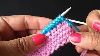 Two Colour Knitting Pattern