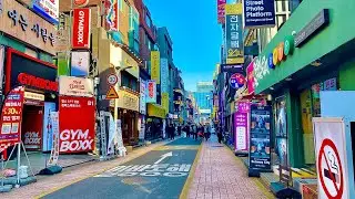 [4K SEOUL] Seoul City Walk: Konkuk Univ. Chinese Food Street & Rodeo Street