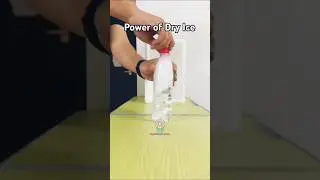 Explosive Reaction! Power of Dry Ice 💥🔥 #explosion #experiment