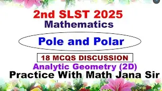 WBSSC # POLE AND POLAR # ANALYTICAL GEOMETRY 2D # SLST 2025