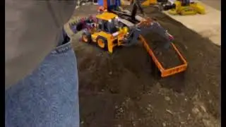 1/14 scale METAL Lesu RTR Volvo BL71 backhoe loader