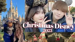 【夢の国】カップルが2年ぶりにディズニーで過ごした1日が最高すぎた…🎄✨【vlog】