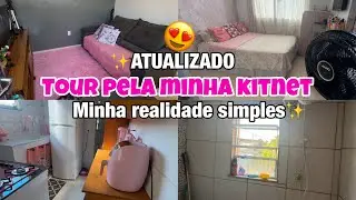 TOUR PELA MINHA KITNET DE 3 C&Ocirc;MODOS MINHA REALIDADE SIMPLES🏠🥺