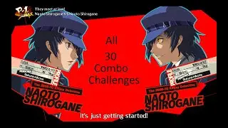All Naoto's Challenge Combos | Don't Think, Feel | Persona 4 Arena Ultimax