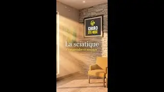 Vid&eacute;o sciatique Pixar 3D | Cr&eacute;ation Froggy-Net pour Chiro Ste-Rose 🐸