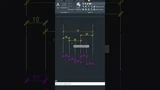 AutoCAD 2D daimention one click all dimensions #architectplan #autocad #plan #autocaddesign #design