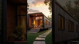 Dream Mobile Home Tour! 🏠💎 | Ultra-Modern, Glass & Wood Design