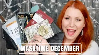Masktime December 2018 Korean Face Mask Subscription Box Unboxing