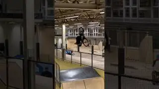 Second first try💯 #slopestyle #frontflip #mtb #stoked