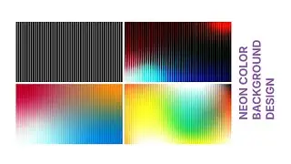 NEON COLOR BACKGROUND IN ILLUSTRATOR  নিয়ন ব্যাকগ্রাউন্ড কিভাবে তৈরি করবেন