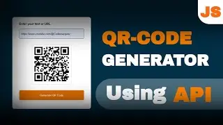 Creating Custom QR-CODE Generator with Ease: A Step-by-Step Guide Using HTML, CSS, and Javascript