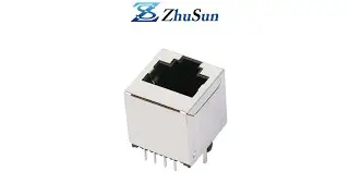 JXD2-0011NL Compatible ZhuSun Jack Female RJ45 Vertical LAN Integrated Transformer assembly