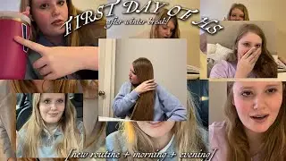 first day of highschool after winter break! | week 2 of posting long form videos 🤍