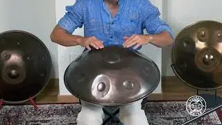 Svaraa Handpan | F2 Major 10 | Ember Steel | 440Hz | F2/ (C3 D3) E3 F3 G3 A3 Bb3 C4 E4
