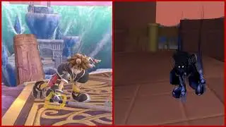 Smash Ultimate Is Sora's Crouch Walk from Antiform?
