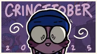 Я впервые в жизни попробовала пройти месячный арт-челлендж (Cringetober 2025)