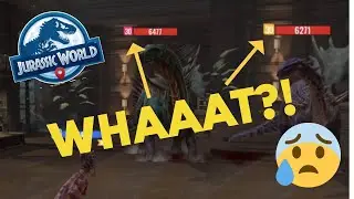 Unusual team for the library. JURASSIC WORLD ALIVE 2.3 PVP BATTLES JWA