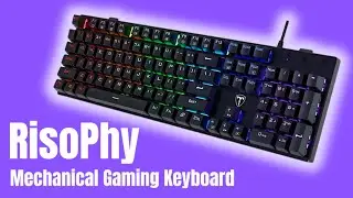 RisoPhy Mechanical Gaming Keyboard | Unboxing & Review! (RGB, Blue Switches, 104 Keys, USB) (2024)