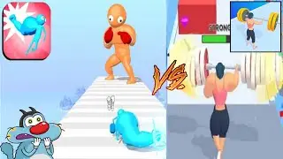 The Big Hit Vs Weight Runner 3D All Level's Update With Oggy And Jack Voice