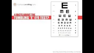 4 Facts About The Tumbling E Eye Chart