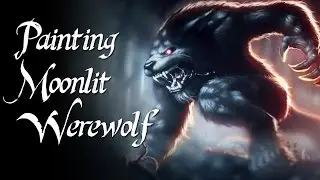 Speedpainting - Moonlit Werewolf