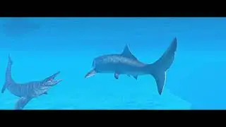 All Marine Reptiles Battle Royale 🦖 Jurassic World Evolution 2 - JWE2 Animations, Mosasaurus