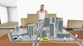 😱 Giant Franklin Attacks Small City 🚗🏙️ | in Indian Bike Driving 3D Game   @HeligamerSSS 