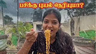 Chennai Cyclone Ditwah Noodles Cooking Recipe | Miniature Cooking ASMR | Tiny Kitchen Storm