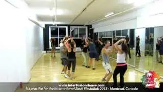 International Zouk FlashMob 2013 - 1st practice - Montreal, Canada