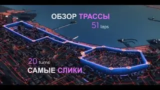 Baku circuit превью трассы Formula 1