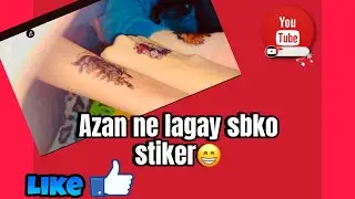 is putting stickers on our hands.&rdquo;#StickerTime #KidsFun #FamilyMoments NephewLove #CuteMoments #Ha